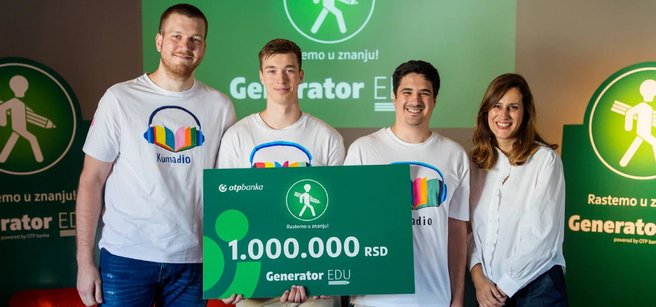 generator edu - konkurs za finansijsko opismenjavanje dece i mladih - inspira grupa - otp banka